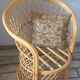 Rattan armchair