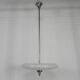Art Deco pendant lamp with cloudy glass bowl, 1930s
