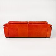 Canapé en cuir italien, années 1980