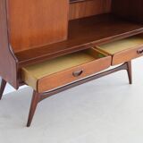 Vintage teak bookcase by Louis van Teeffelen