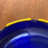 Large blue Murano glass vase, 1960s