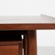Bureau danois vintage en teck par Arne Vodder pour Sibast 1960 - 180 cm