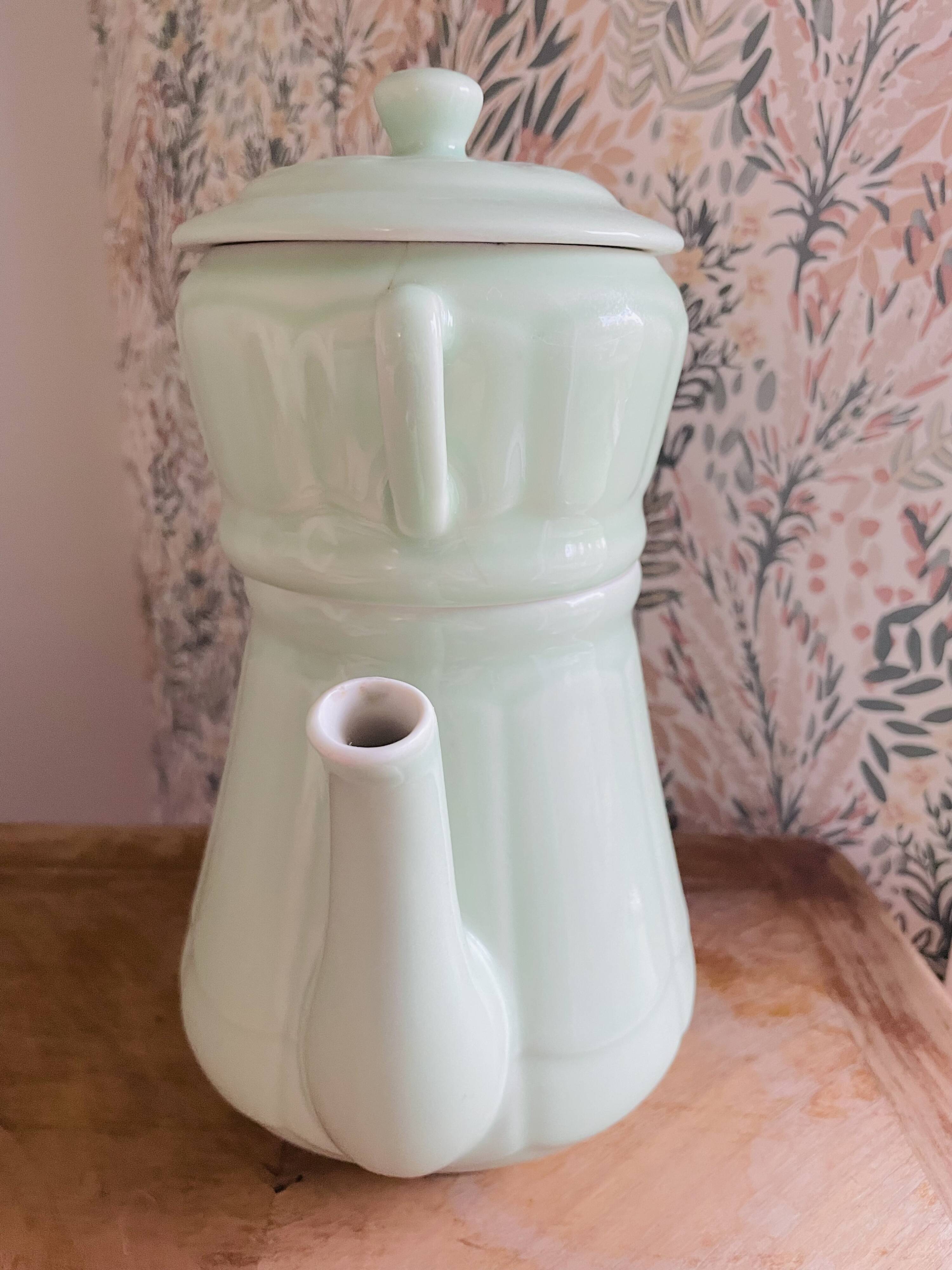 1960s ceramic coffee pot