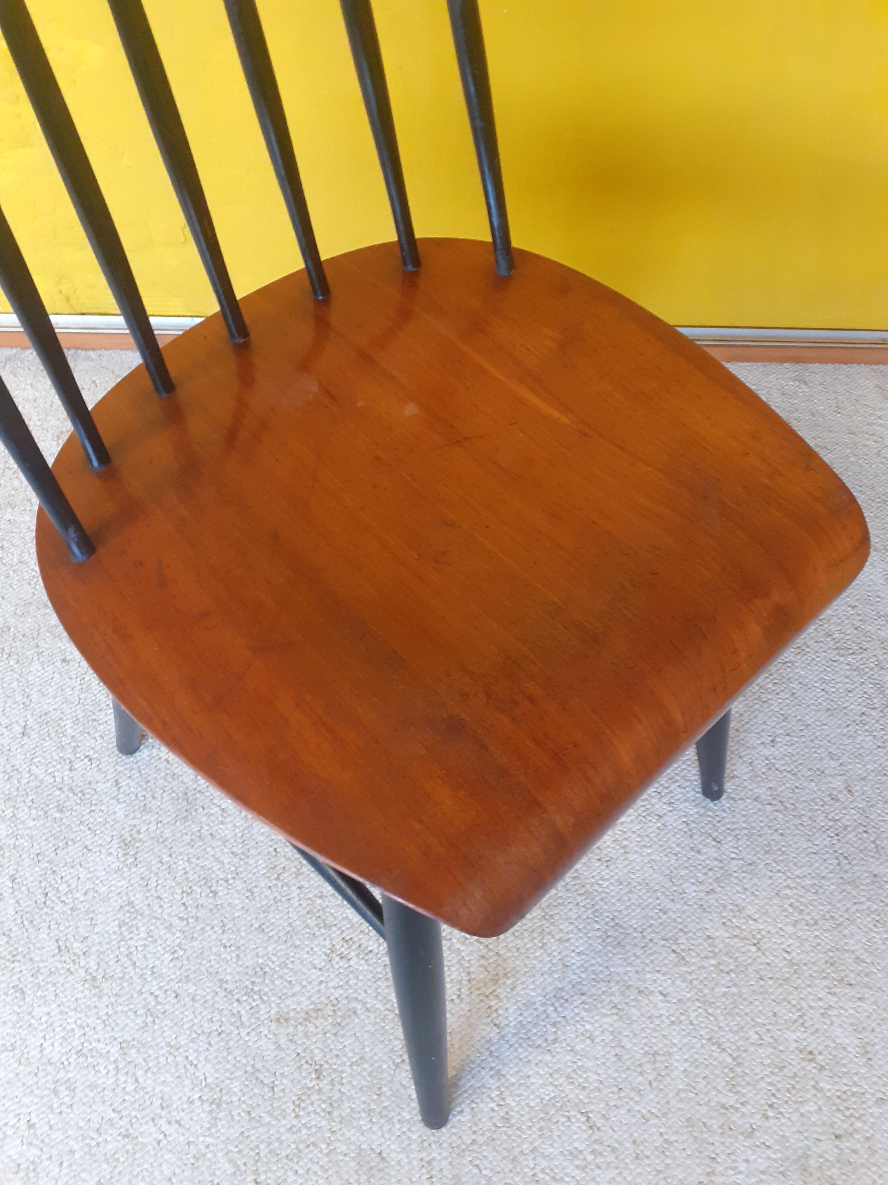 Scandinavian chair ' fanett ' by Ilmari Tapiovaara circa 1960