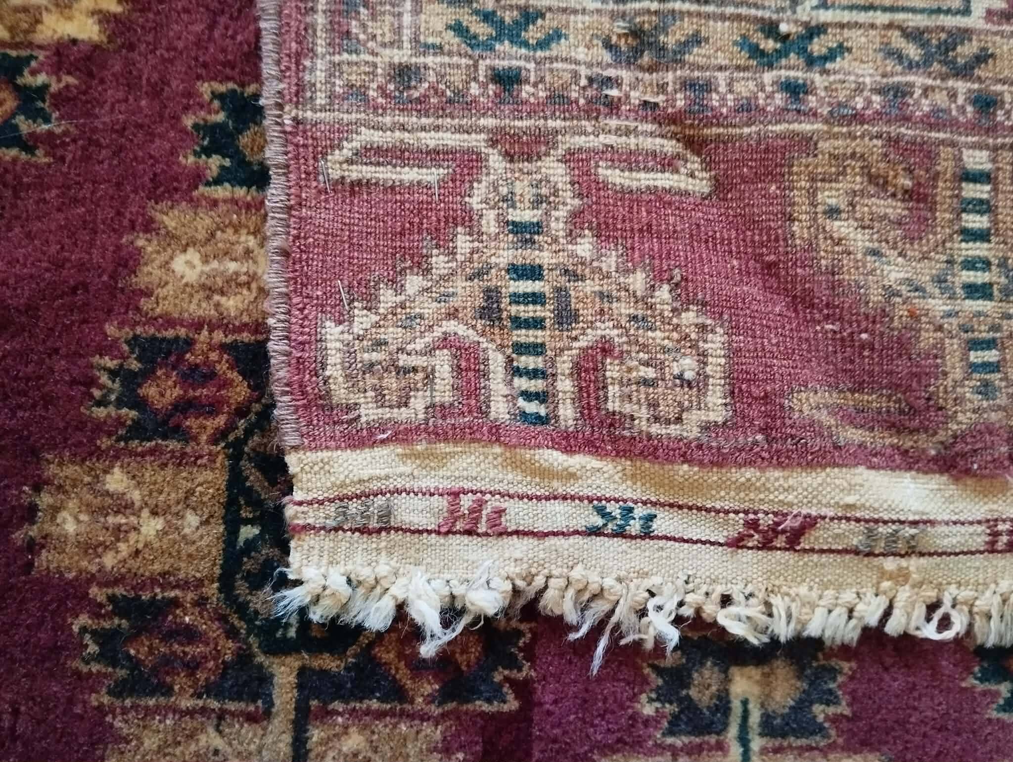 Handmade Turkmen Bukhara carpet 172x110cm