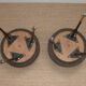 Pair of stools / poufs