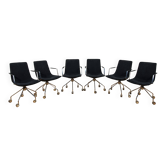 Mid-Century Conference Chairs "Comet" by Gunilla Allard for Lammhults, Sweden, 1990s, Set of 6