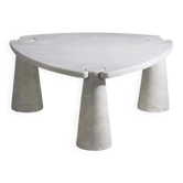 White Carrara Marble Eros Coffee Table by Angelo Mangiarotti for Skipper, 1990s