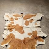 Tapis peau de vache vintage 1970