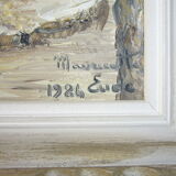 Oil painting on canvas "Fountain of St. Paul "