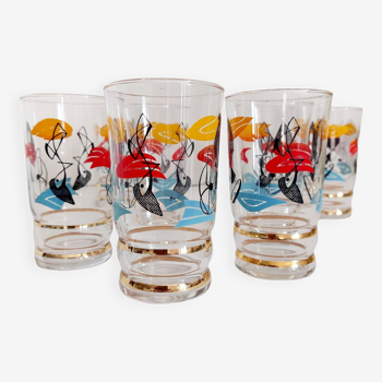 Ensemble verres vintage "Miro"