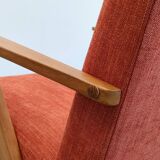 Mid Century Easy Chair Model B - 310 Var in Rusty Orange