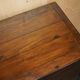 Large vintage hardwood furniture in military country style.