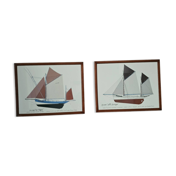 Illustrations of extraordinary boats #marine #sea #sailing boat