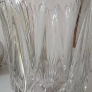 Vase en verre, motif "épis de blé"