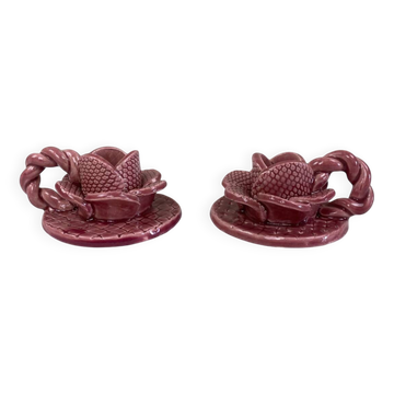 Flower candle holders