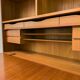 Vintage Teak Bookcase with Desk from Omann Jun, 1960s