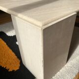 Travertine coffee table