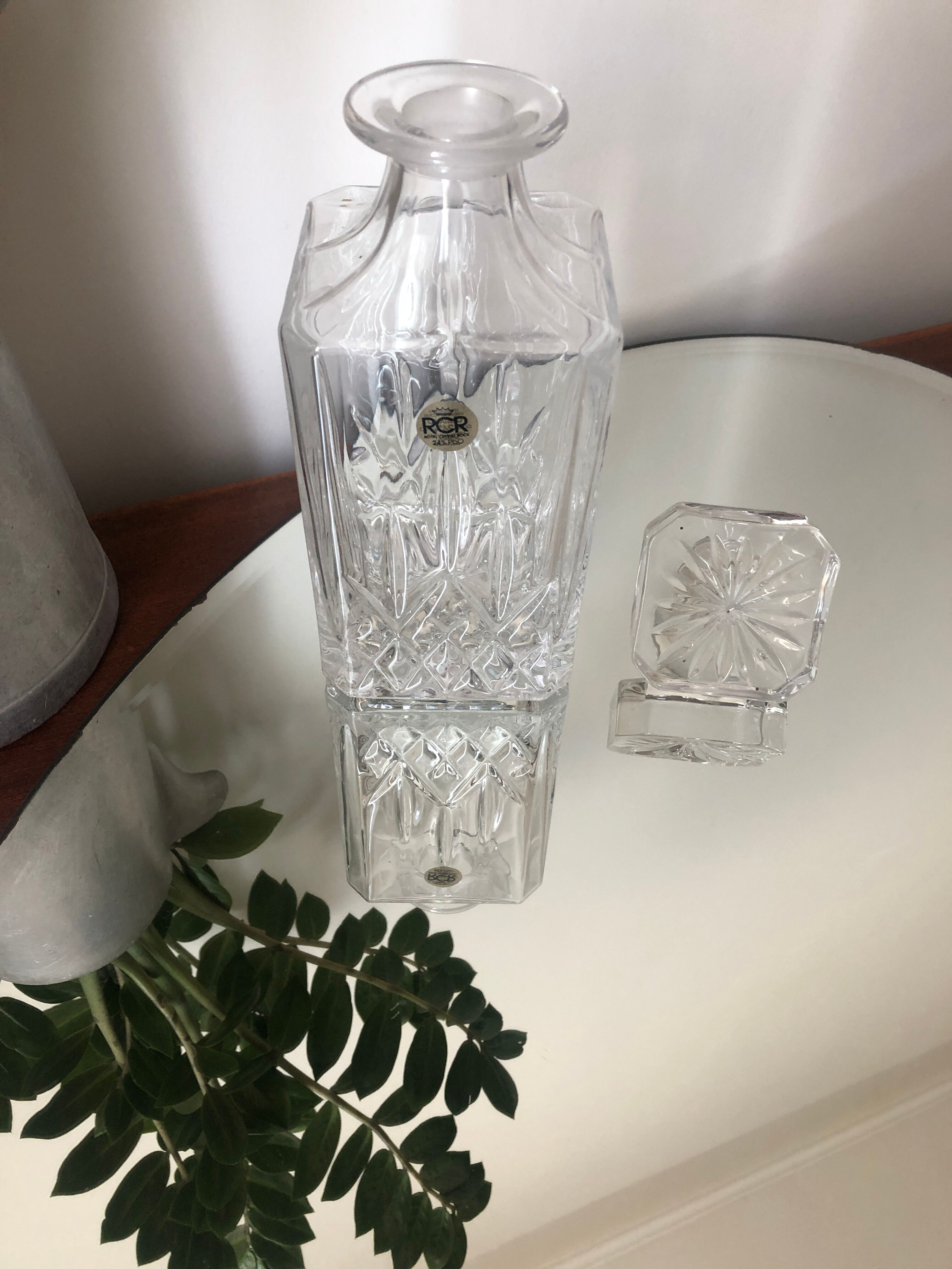 Crystal whisky carafe