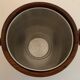 Scandinavian ice bucket in MCM Denmark teak and its ice claws