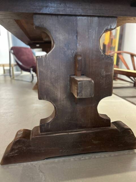 Brutalist closed table