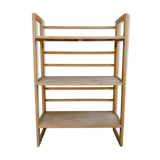 Folding shelf, bookseller, light wood
