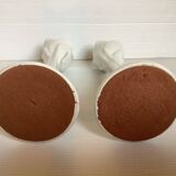 Pair of tulip candlesticks