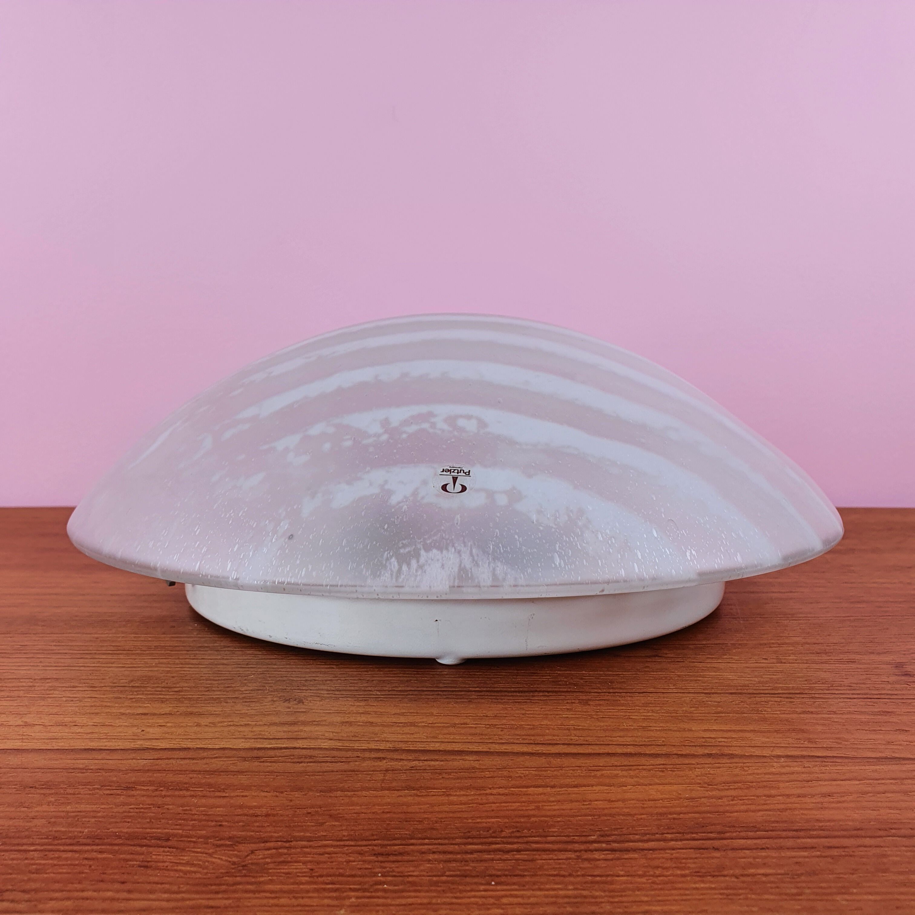 Mid-Century Zebra Flush Mount from Peill & Putzler, 1960s