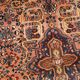 Handmade antique Persian Sarouk rug 3.4' x 5.3' (103cm x 161cm) 1920s -1B699