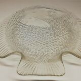 Plat Arcoroc poisson en verre vintage