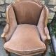 Louis XV style shepherdess armchair