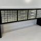 Italian Midcentury Black and Silver Leaf Sideboard, 1950s