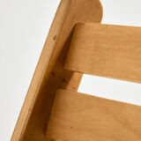 Foldable beech chair