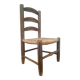 Chaise  d enfant  paillee