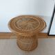 Vintage garden furniture in wicker rattan 1960 - complete 4-piece set