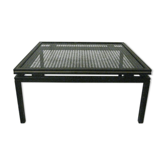 Table basse noire Pierre Vandel Paris