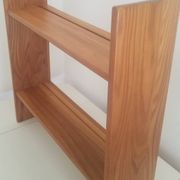 Vintage solid elm shelf