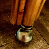 Bamboo rolling trolley