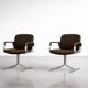 Vintage Mid-Century German Modern Office Chairs from Mauser, Set of 2