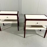 Set of 2 night tables bedside table 1970’s