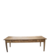 Pine and oak farmhouse table with multiple drawers, communal type, 240cm.