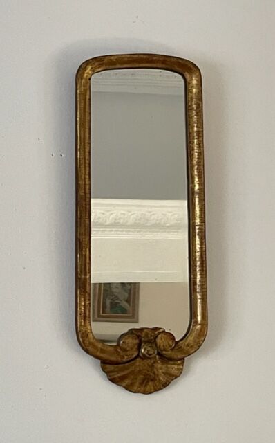 Miroir bois doré 18ème siècle 20x51cm