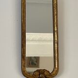 Miroir bois doré 18ème siècle 20x51cm