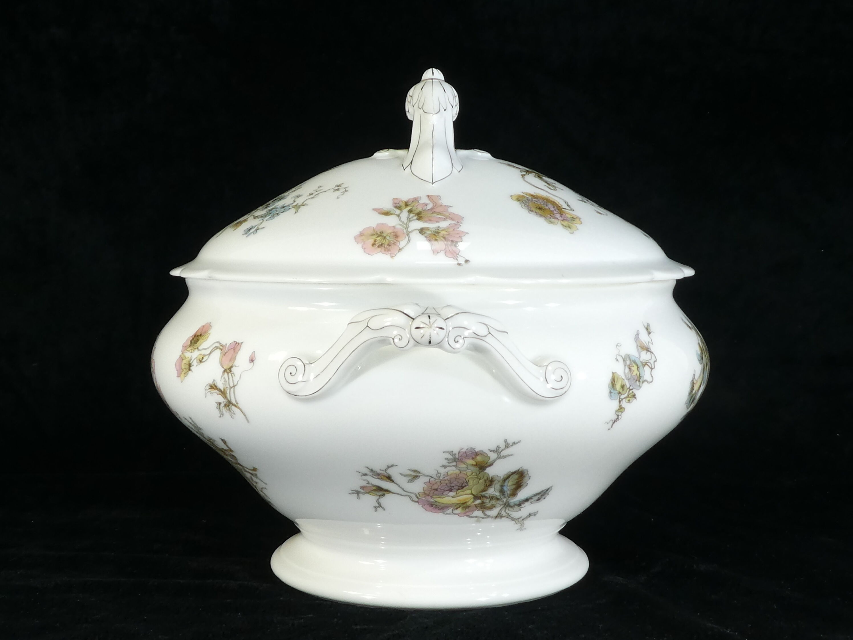 Limoges porcelain soup for E. Bourgeois Paris