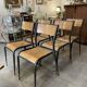 6 Mullca 510 school chairs