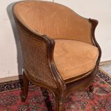 Louis XV style office chair in walnut