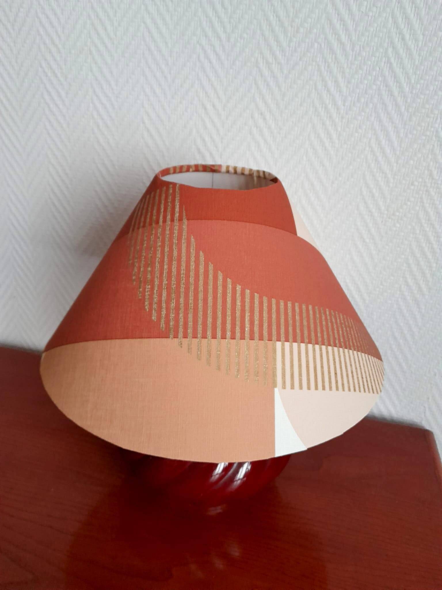 Pair of vintage ceramic bedside lamps