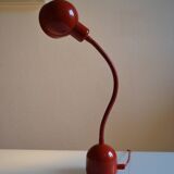 Lampe de bureau vintage France rouge Postmoderniste années 80 1980