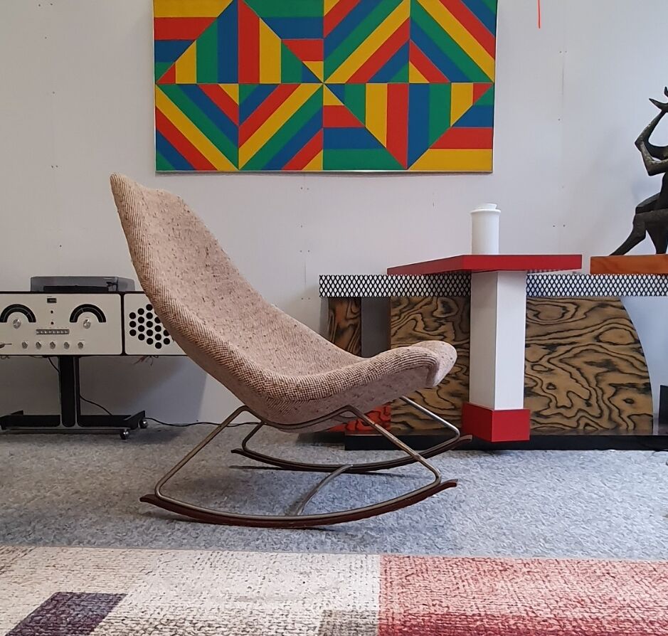 Rocking- chair Geoffrey Harcourt pour  Artifort 1960