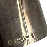 Christian Dior, Silver-plated solifleur sculptural vase, Dior France 1980s